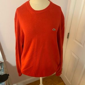 Small red sweater Lacoste